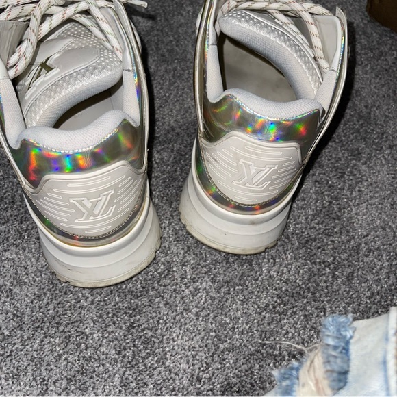 Louis Vuitton Zigzag Multicolor Leather Sneakers Size 8 Men's GO0179 - Picture 6 of 7